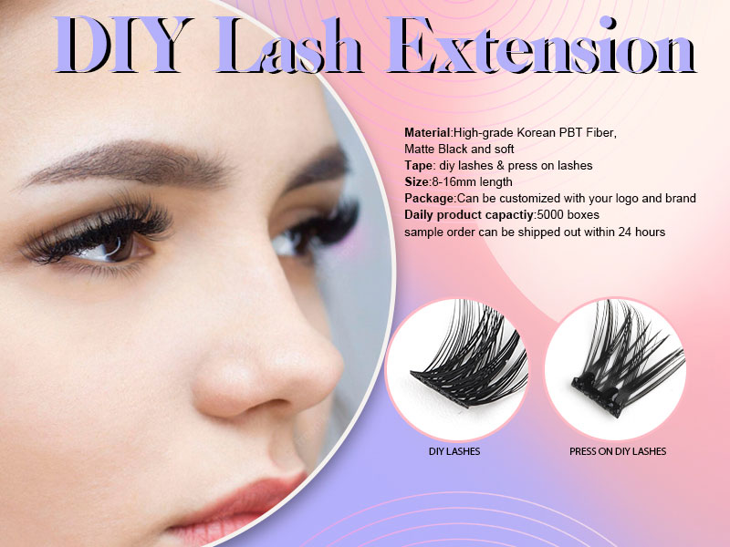 ส่วนขยายขนตา DIY