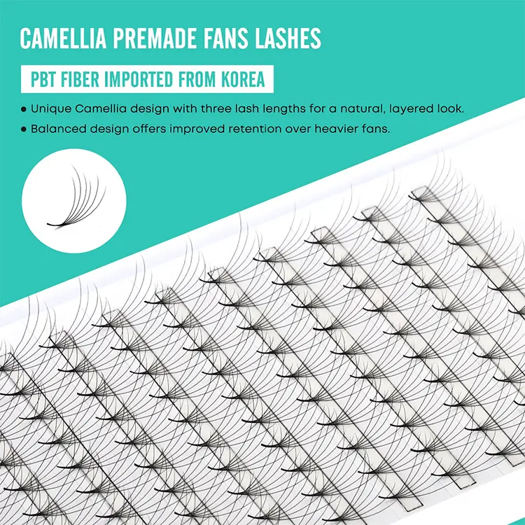 ส่วนขยายขนตาของ Camelia Fan
